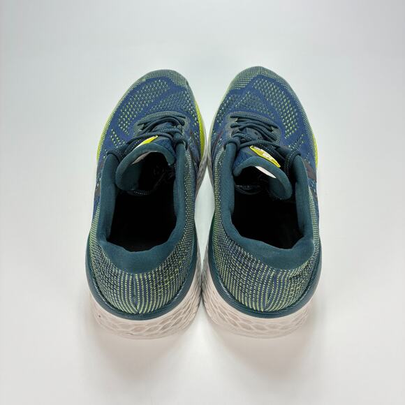 New Balance Fresh Foam More Blue Yellow Green Running Shoes Men\'s Size 12 2E
